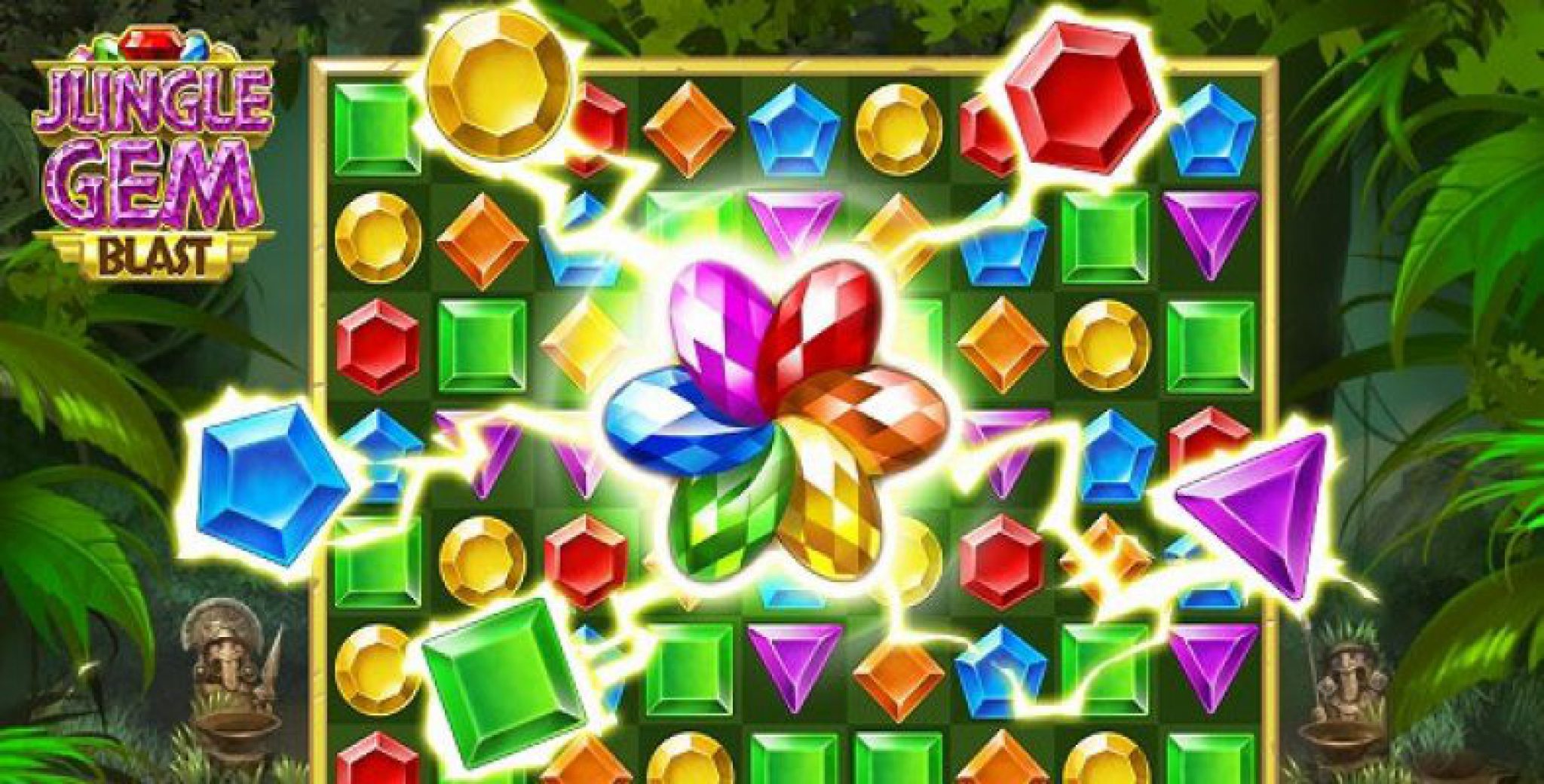 Jungle Gem Blast – Android Game Source Code with AdMob + Full Document