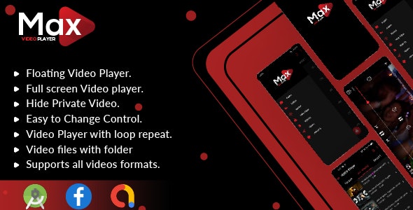 MAX Video Player v1.0 – Android Video Player With AdMob – All Format Video Player(Android 11 Supported)