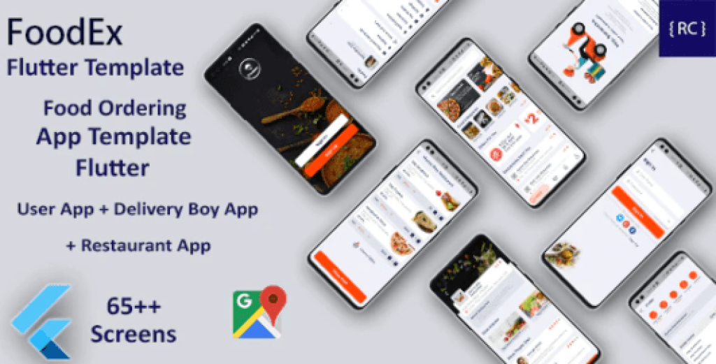 Food Ordering App | Food Delivery App | 3 Apps | Android + iOS App