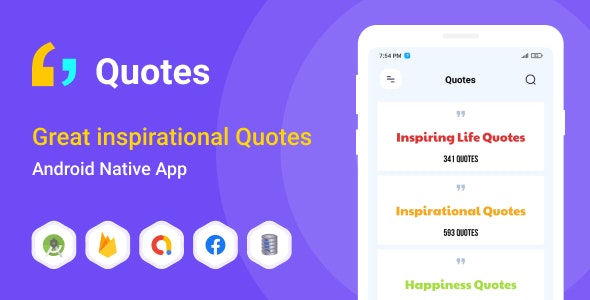 Great inspirational Quotes - Android (Kotlin) - Nulled
