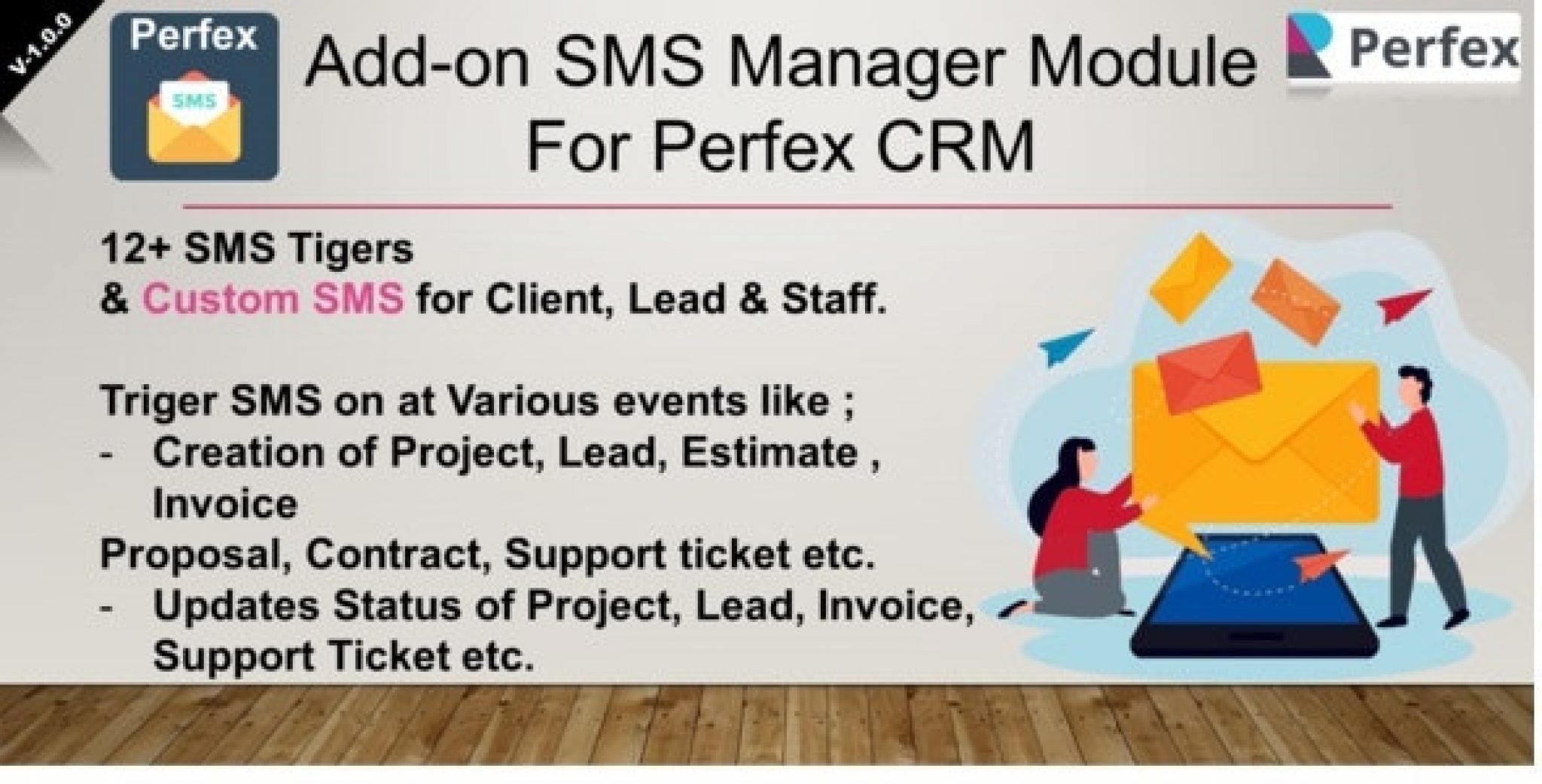 Add manager. Perfex CRM.