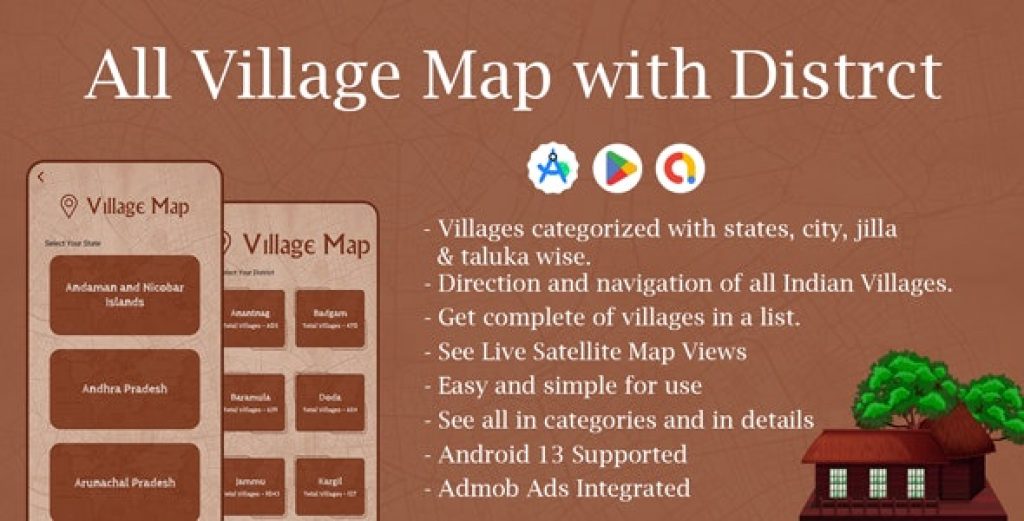 All Village Map With Distrct Maps Of All Village District Indian All Village Map With Admob Ad 46600657 1024x521 